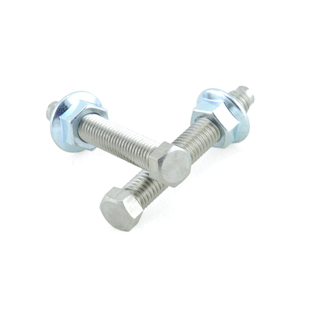 BOLT SWING ARM CHAIN ADJUSTERS NUT/BOLT M8 (STEEL, INCLUDES COPPER GREASE) - ACE Race Shop