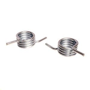 FOOT PEG SPRINGS TRIAL SILVER - PAIR - ACE Race Shop