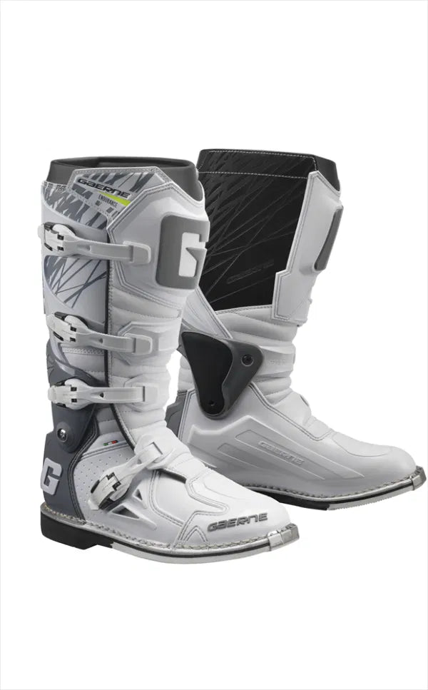 Gaerne FastBack MX Boots - White - ACE Race Shop