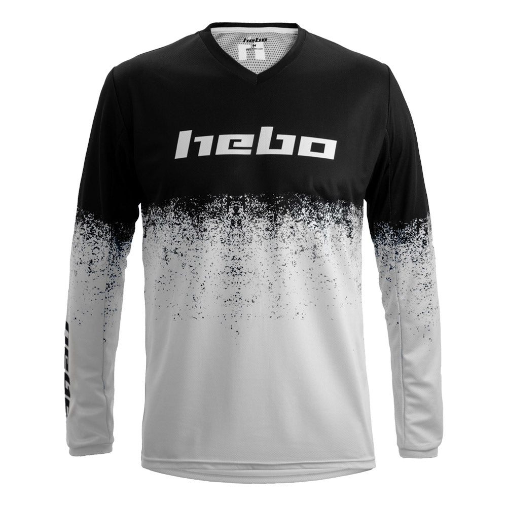 HEBO SHIRT PRO 24 JUNIOR DRIPPED WHITE - ACE Race Shop
