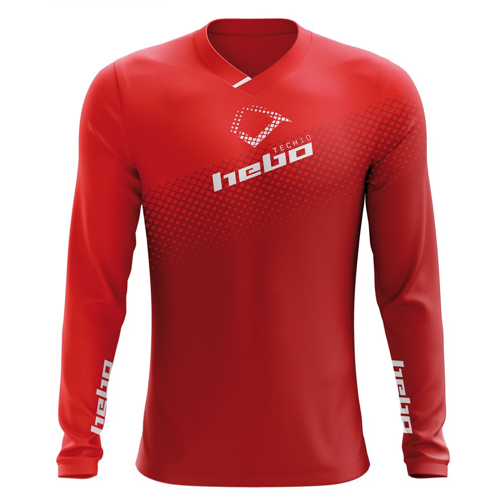 HEBO SHIRT TECH 10 EVO RED SMALL - ACE Race Shop