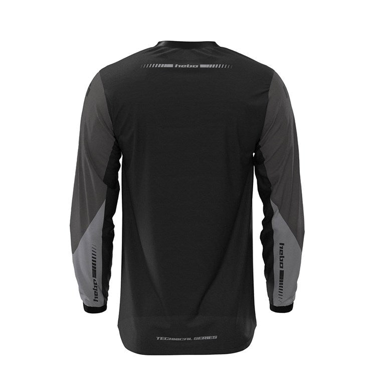 HEBO TRIALS SHIRT TECH26 BLACK - ACE Race Shop