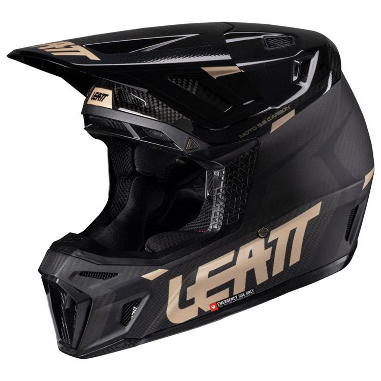 LEATT 2025 HELMET MOTO 9.5 V25 CARBON + FREE GOGGLES - ACE Race Shop