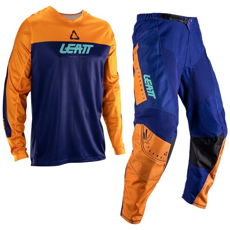 LEATT 2026 YOUTH PANT AND SHIRT KIT 3.5 ORANGE - ACE Race Shop