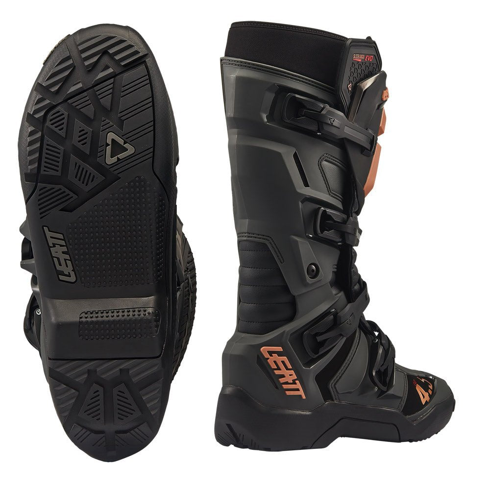 LEATT BOOT MOTO 4.5 ENDURO EVO GRAPHENE BLACK - ACE Race Shop