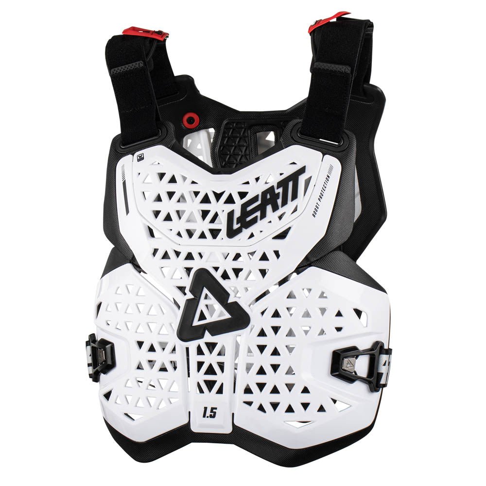 LEATT CHEST PROTECTOR 1.5 ADULT WHITE - ACE Race Shop
