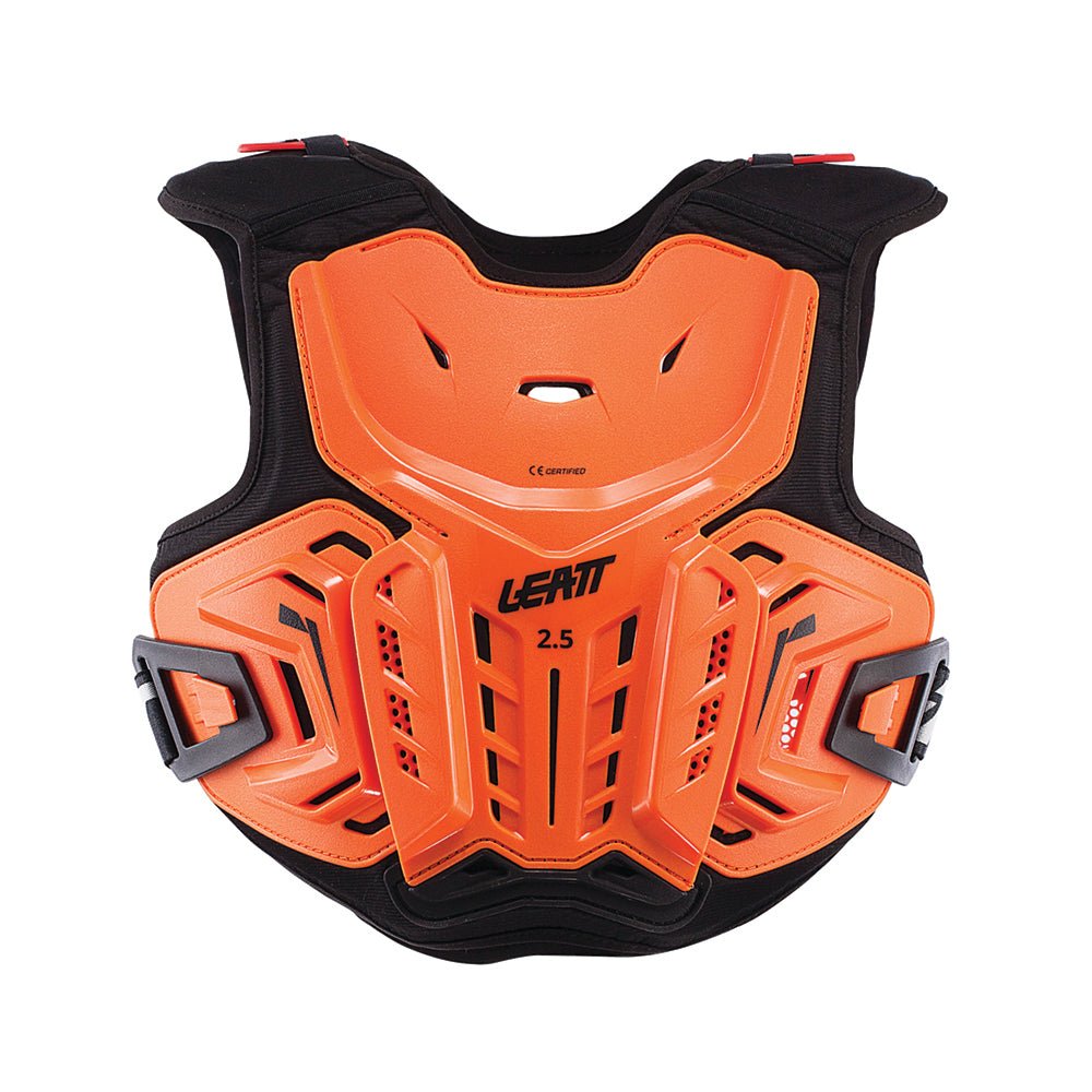 LEATT CHEST PROTECTOR 2.5 ORANGE/BLACK JUNIOR - ACE Race Shop