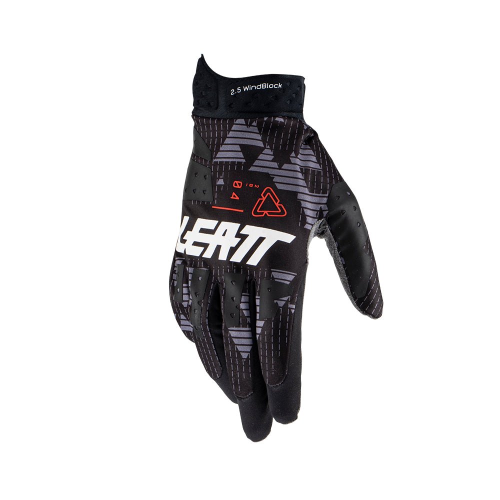 LEATT GLOVE MOTO 2.5 WINDBLOCK BLACK - ACE Race Shop