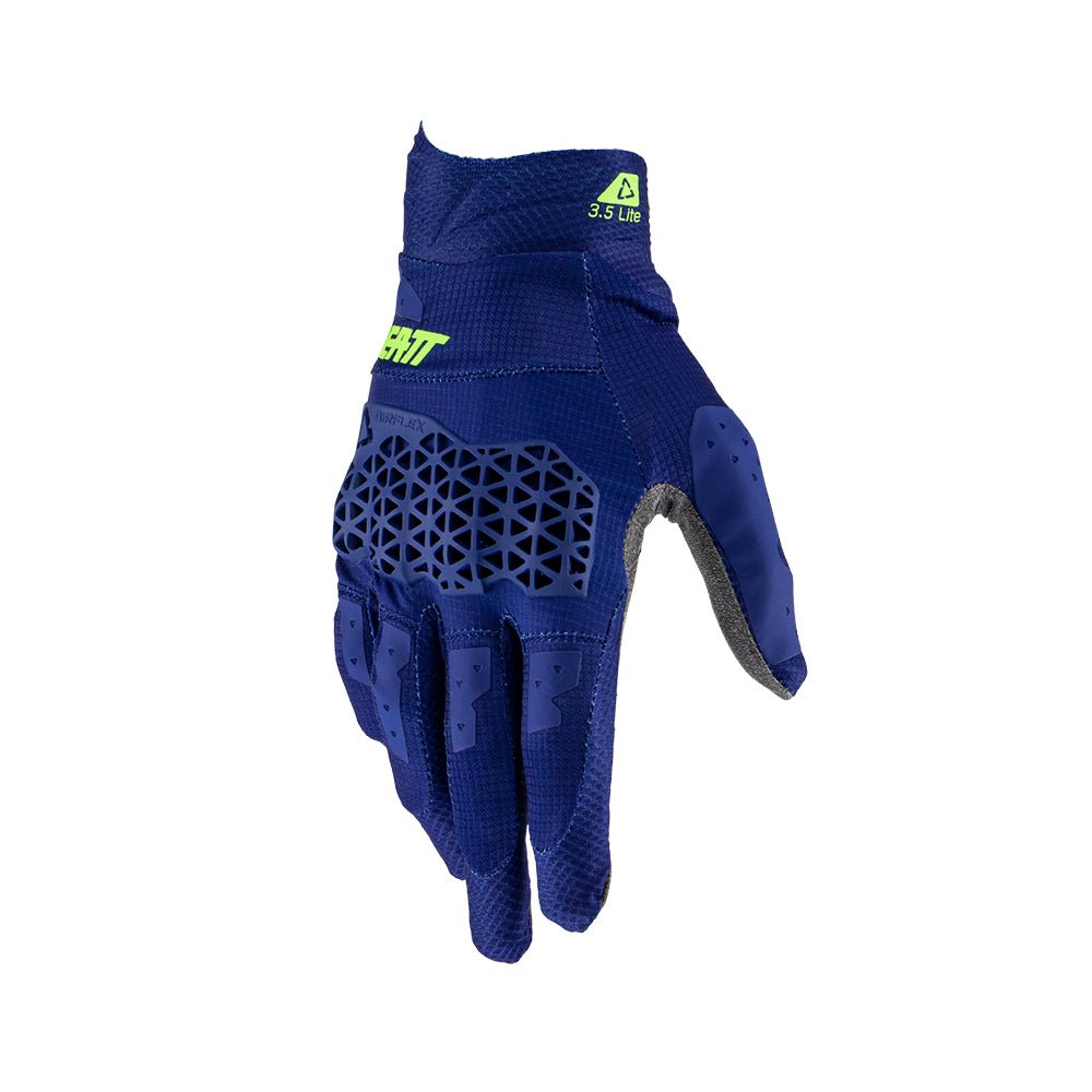 LEATT GLOVE MOTO 3.5 LITE BLUE MEDIUM - ACE Race Shop