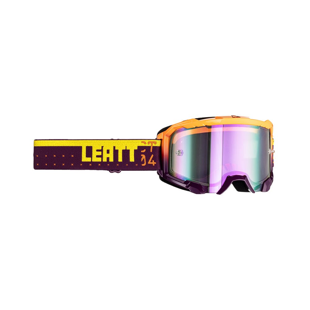 LEATT GOGGLE VELOCITY 4.5 IRIZ INDIGO - PURPLE LENS (r) - ACE Race Shop