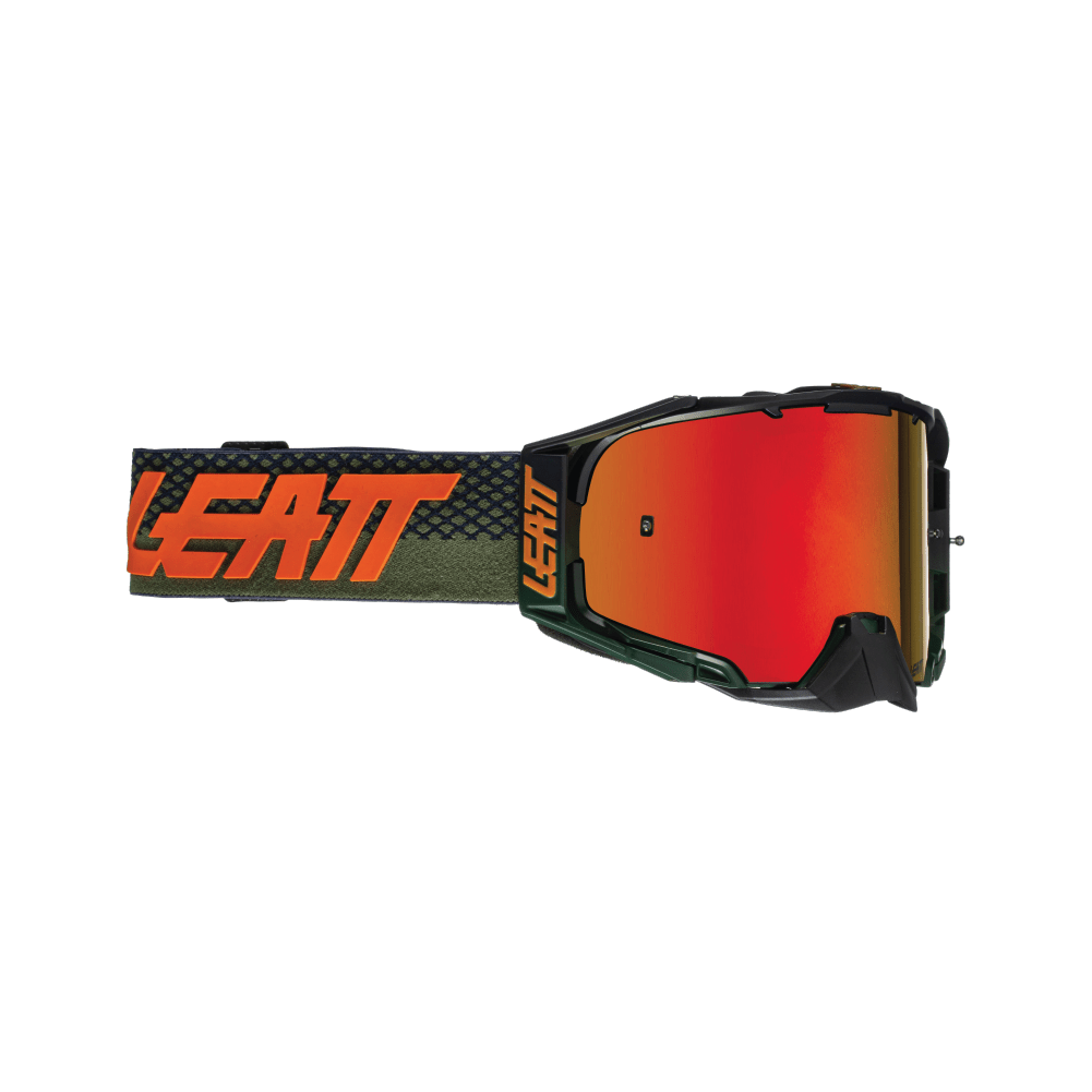 LEATT GOGGLE VELOCITY 6.5 IRIZ CACTUS - RED LENS (r) - ACE Race Shop