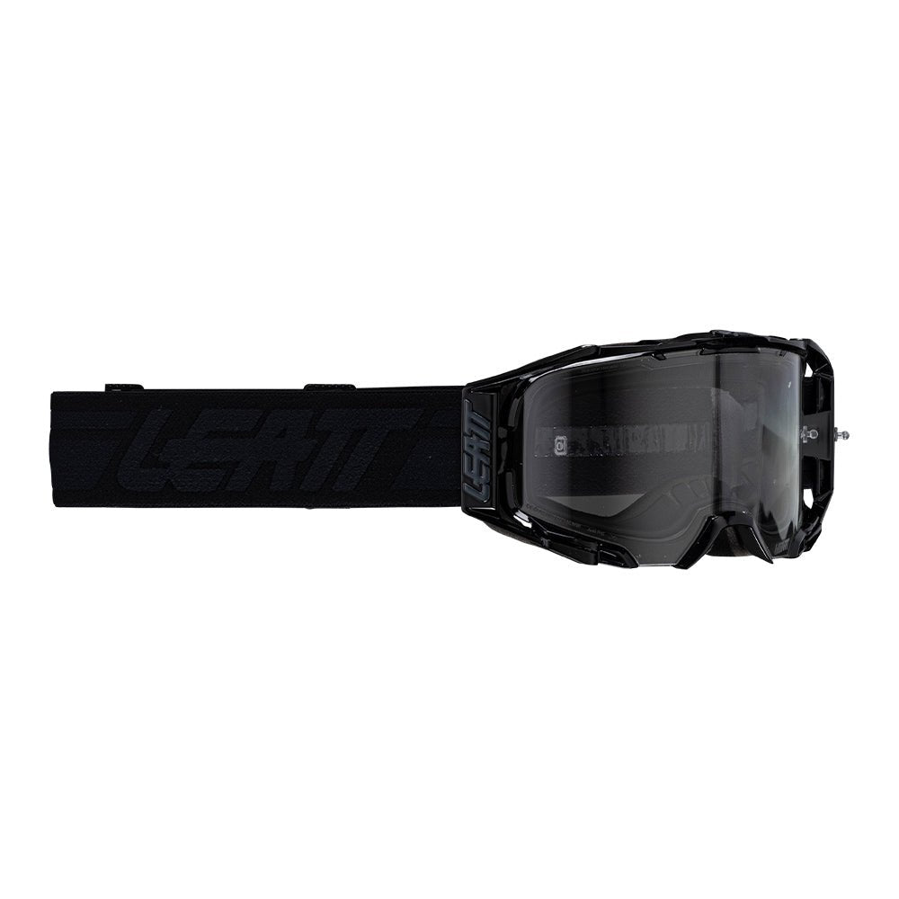 LEATT GOGGLE VELOCITY 6.5 PHOTOCHROMIC STEALTH - LENS LIGHT GREY ADAPTIVE 28 - 80 VLT - ACE Race Shop