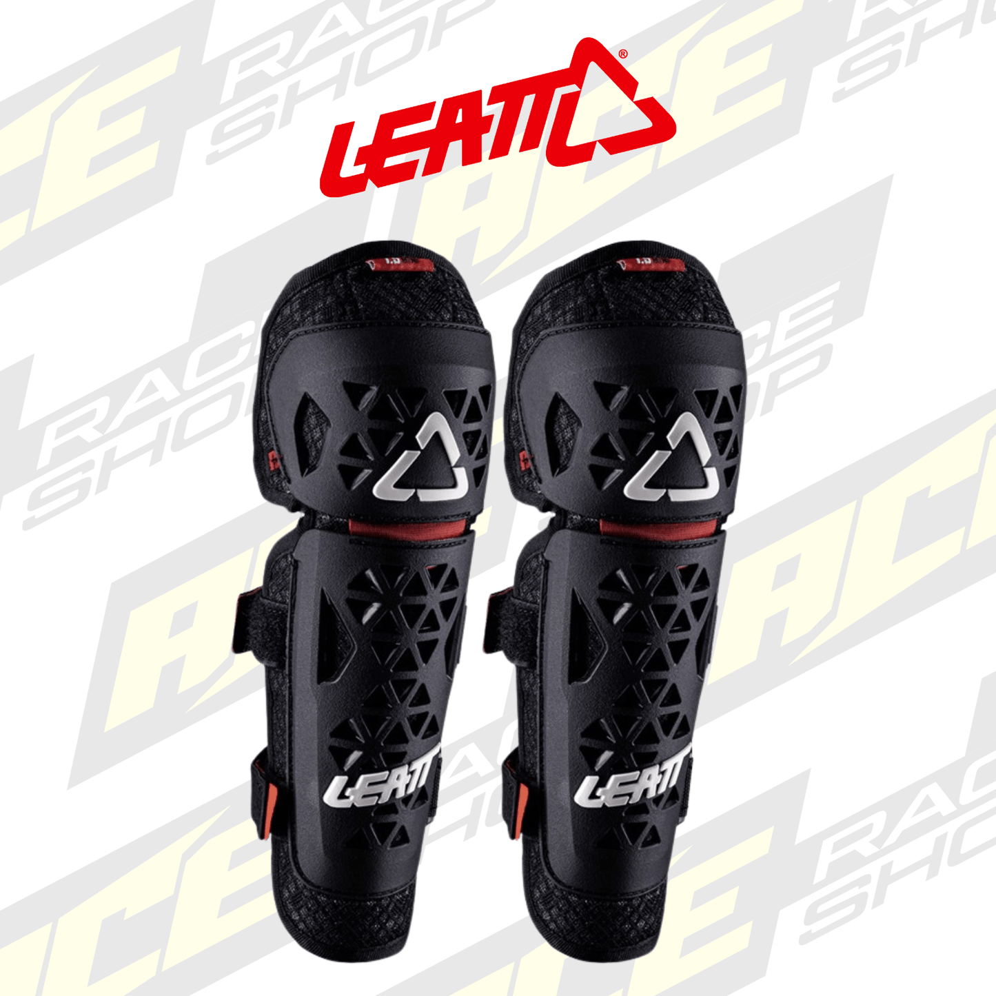 LEATT KNEE GUARD 1.5 MINI BLACK MX MOTOCROSS & ENDURO - ACE Race Shop
