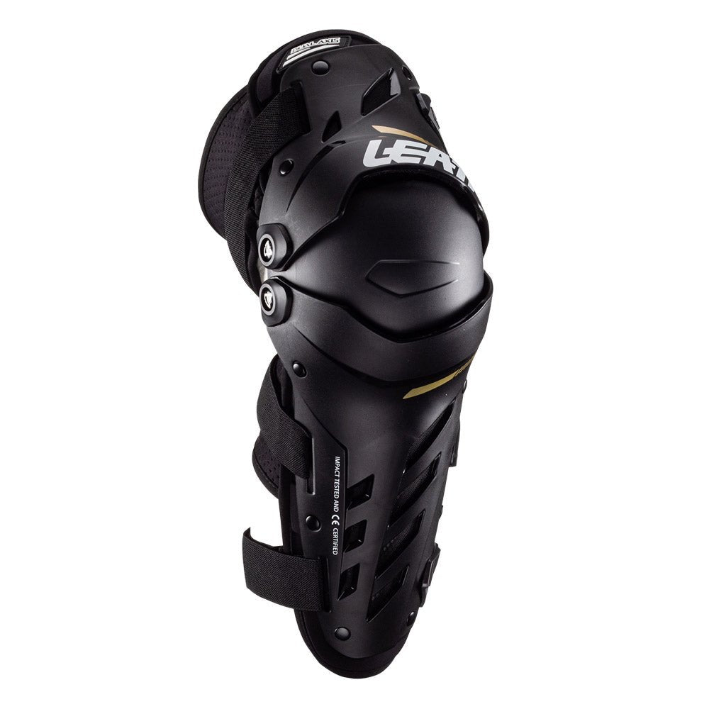 LEATT KNEE GUARD DUAL AXIS BLACK JUNIOR - ACE Race Shop