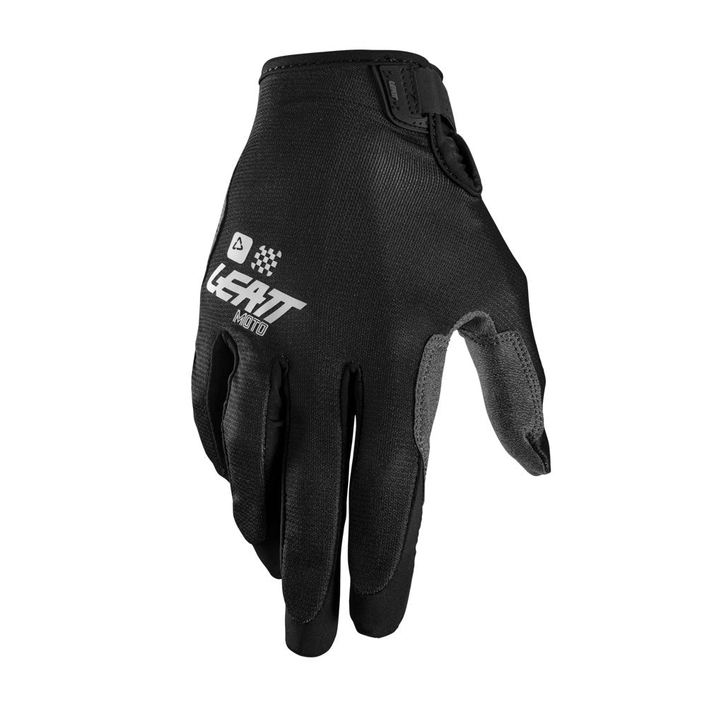 LEATT MOTOCROSS MX ENDURO MTB GLOVE MOTO 1.5 GRIP R - BLACK - ACE Race Shop