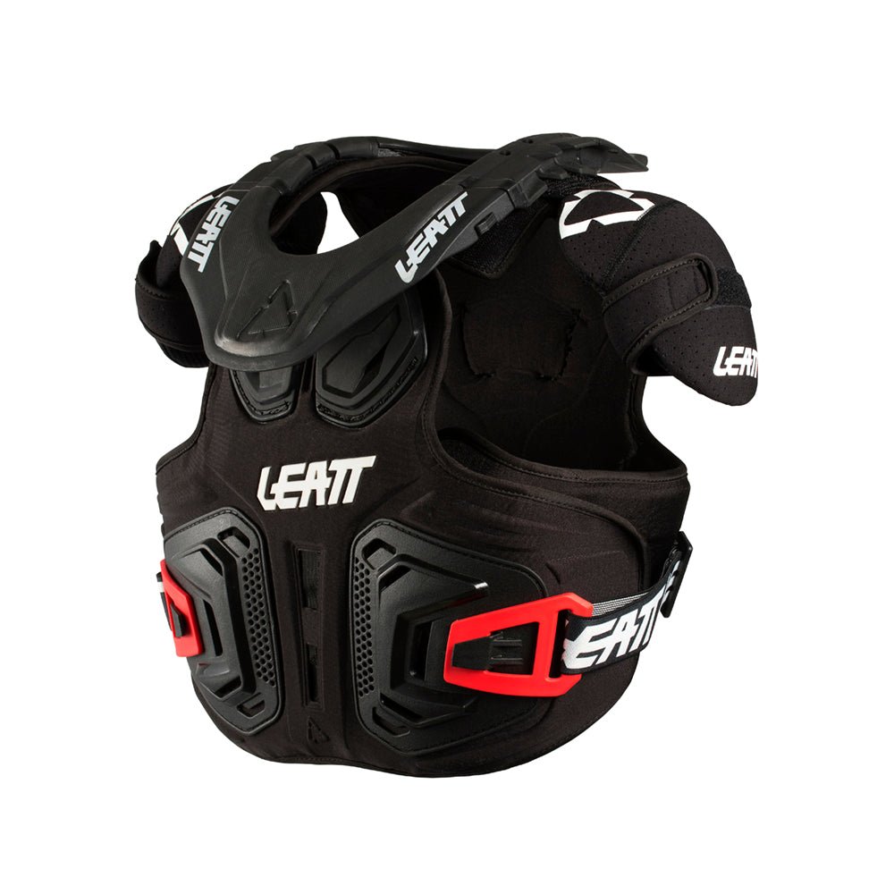 LEATT NECKVEST FUSION 2.0 JR BLACK - ACE Race Shop