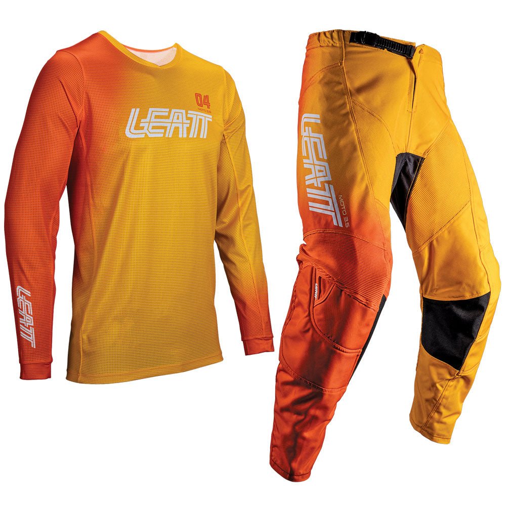 LEATT PANT AND SHIRT KIT 3.5 FLAME - ACE Race Shop