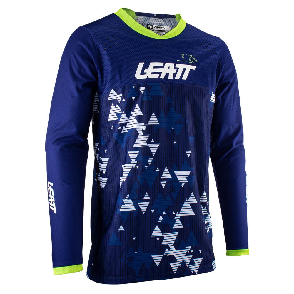 LEATT SHIRT MOTO 4.5 ENDURO BLUE MEDIUM - ACE Race Shop