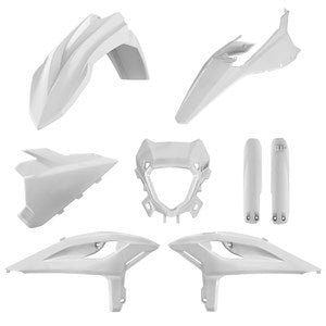 BOX KIT INC FORK GUARDS BETA 125-480RR/X-PRO 25-26 RED/WHITE OEM 25