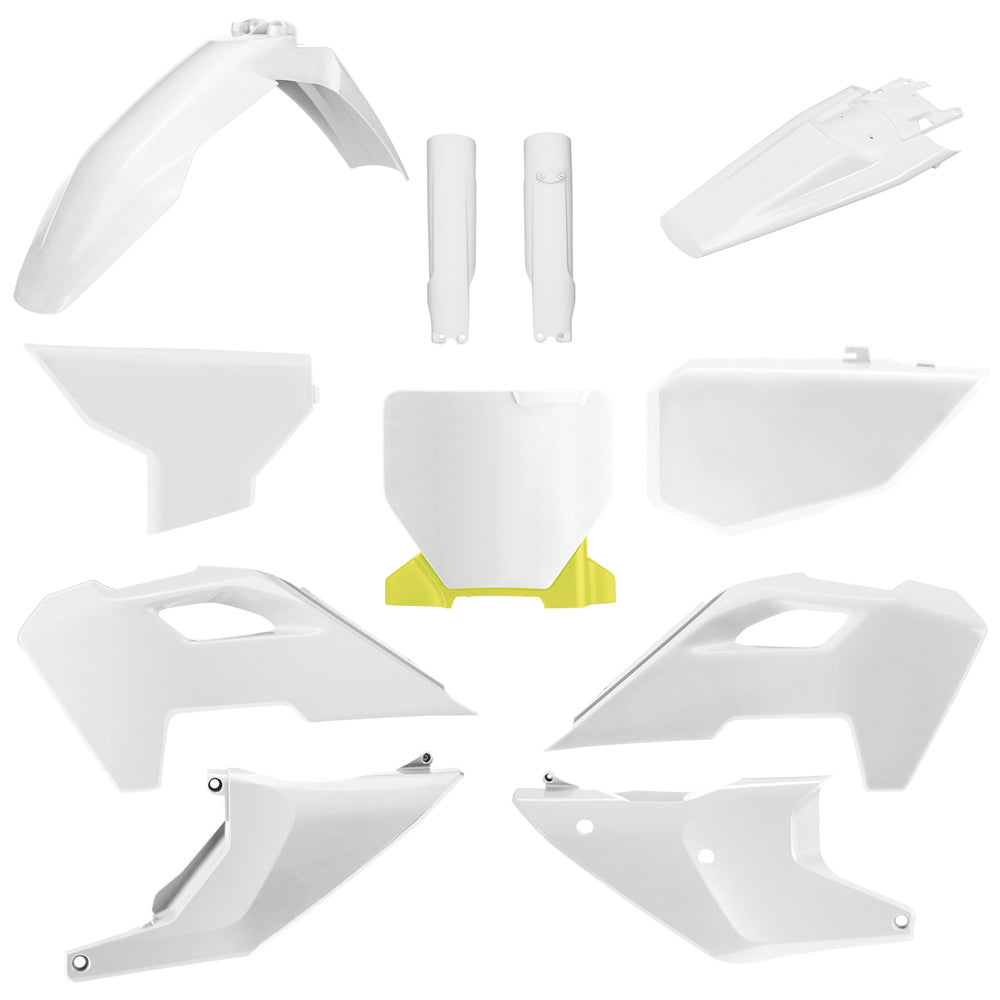 BOX KIT INC FORK GUARDS HUSQVARNA TC/FC 23-24 BLACK