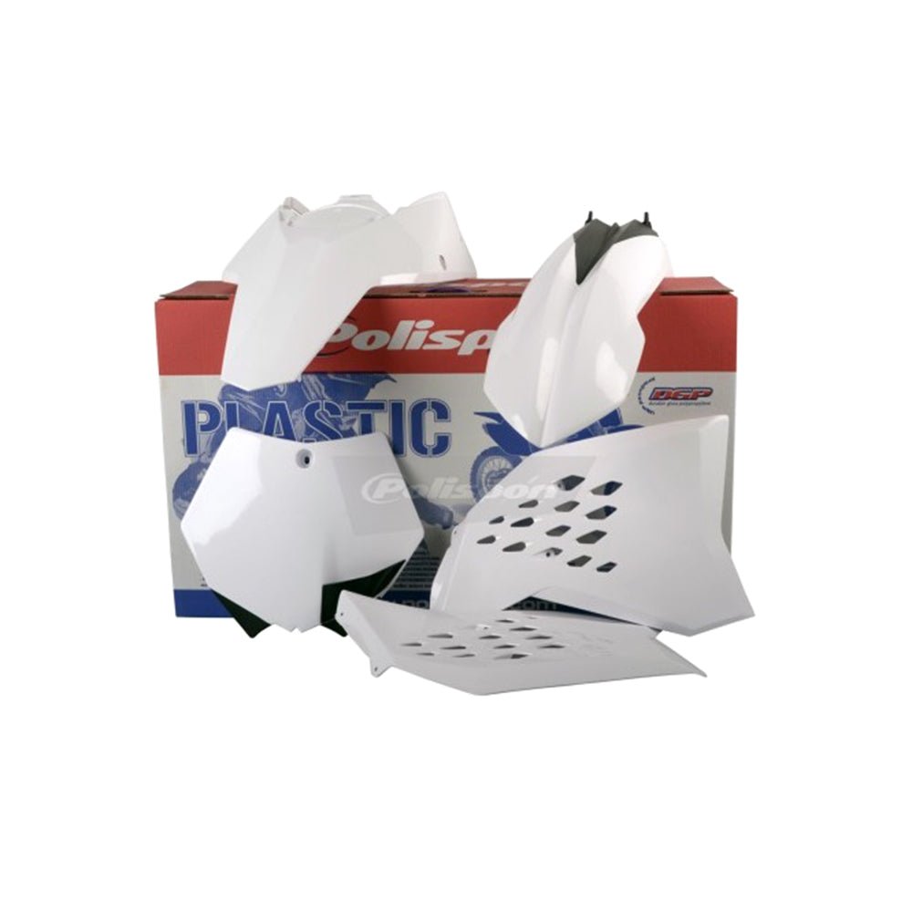 POLISPORT BOX KIT KTM SX 07 - 10 WHITE - ACE Race Shop