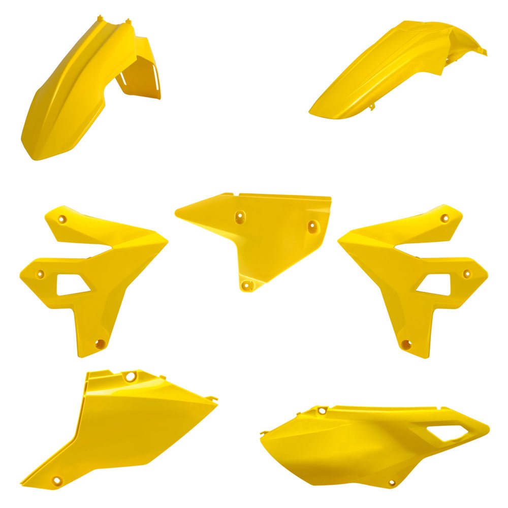 POLISPORT BOX KIT SUZUKI DR - Z400 00 - 25 RESTYLING KIT YELLOW - ACE Race Shop