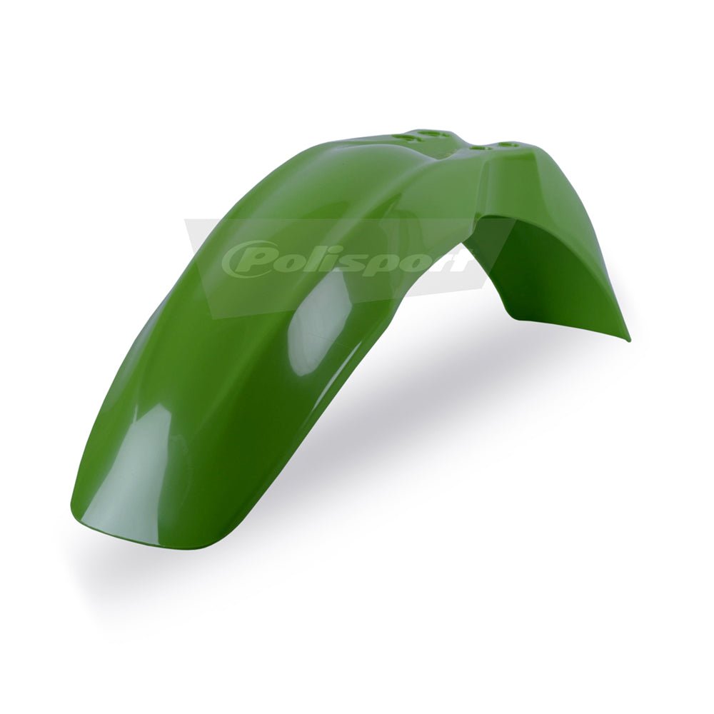 POLISPORT FRONT FENDER KAWASAKI KX65 00 - 23, SUZUKI RM65 03 - 05 GREEN 05 - ACE Race Shop