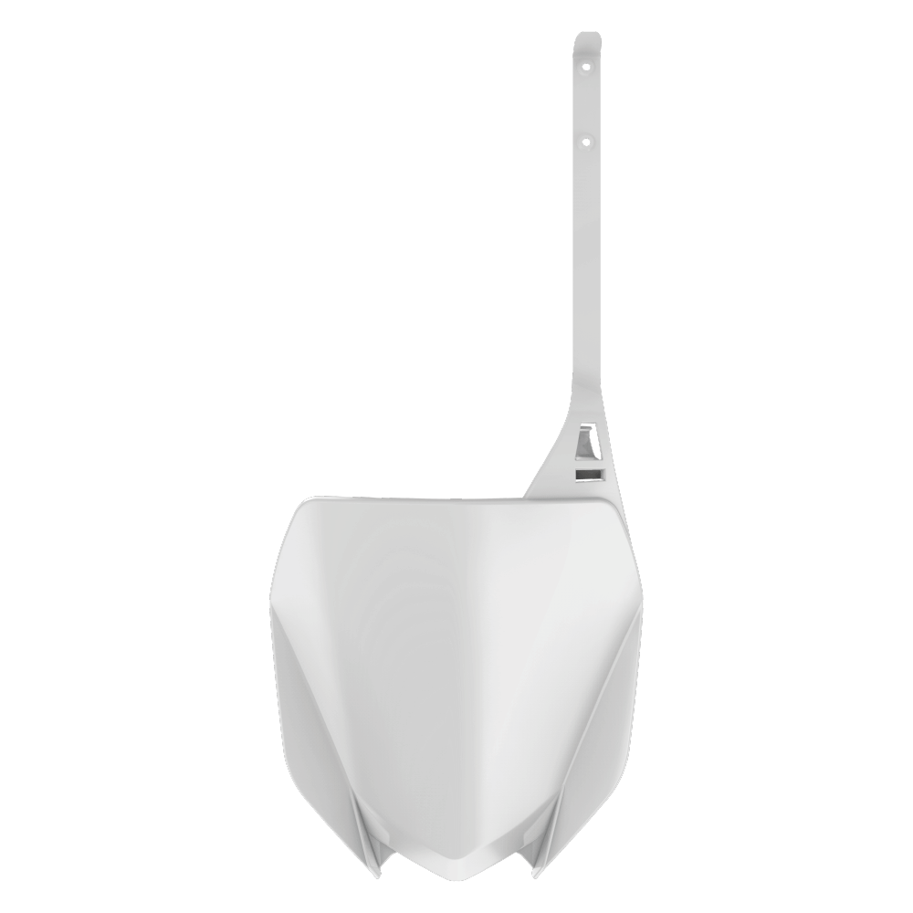 POLISPORT FRONT NUMBER PLATE YAMAHA YZ125 - 250 21 - 23, YZ250F 19 - 23, YZ450F 18 - 22, YZ250FX 20 - 23, YZ450FX 19 - 23 - ACE Race Shop