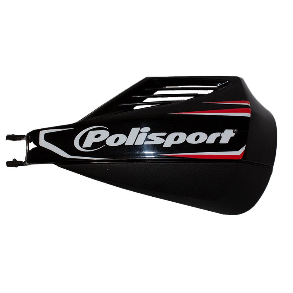 POLISPORT HAND GUARD ROCKS SUZUKI BLACK, SUZUKI MOUNT.KIT - ACE Race Shop
