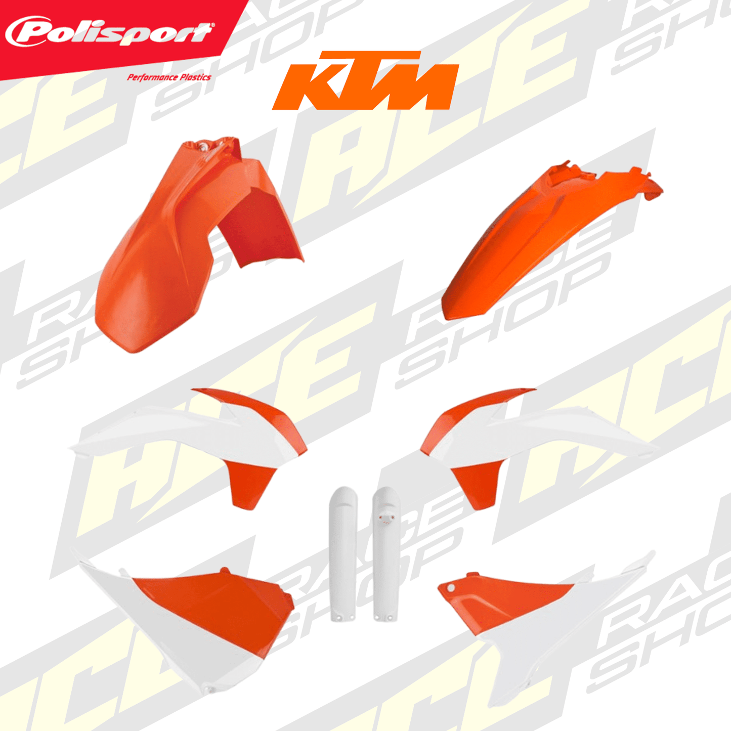 POLISPORT PLASTIC BOX KIT ENDURO STANDARD KTM EXC/EXC - F 14 - 16 - ACE Race Shop