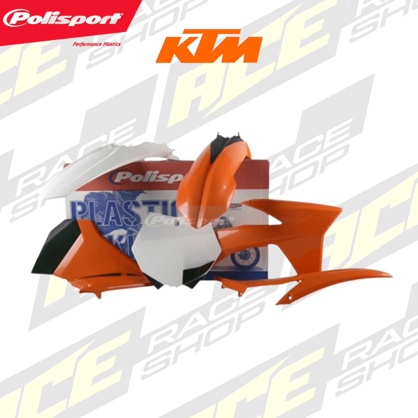 POLISPORT PLASTIC BOX KIT KTM SX125/250 2012 SXF250/450 11 - 12 - ACE Race Shop