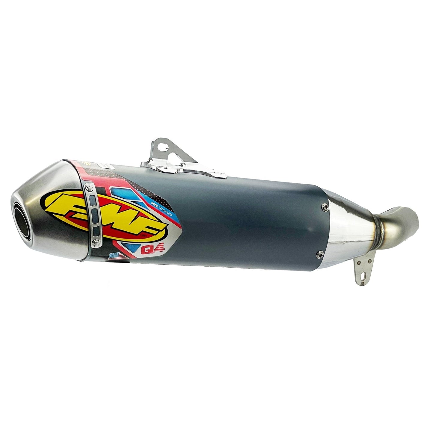 Q4 Hex Exhaust Silencer 04-14 Honda TRX 450 R - FMF 041544 - ACE Race Shop