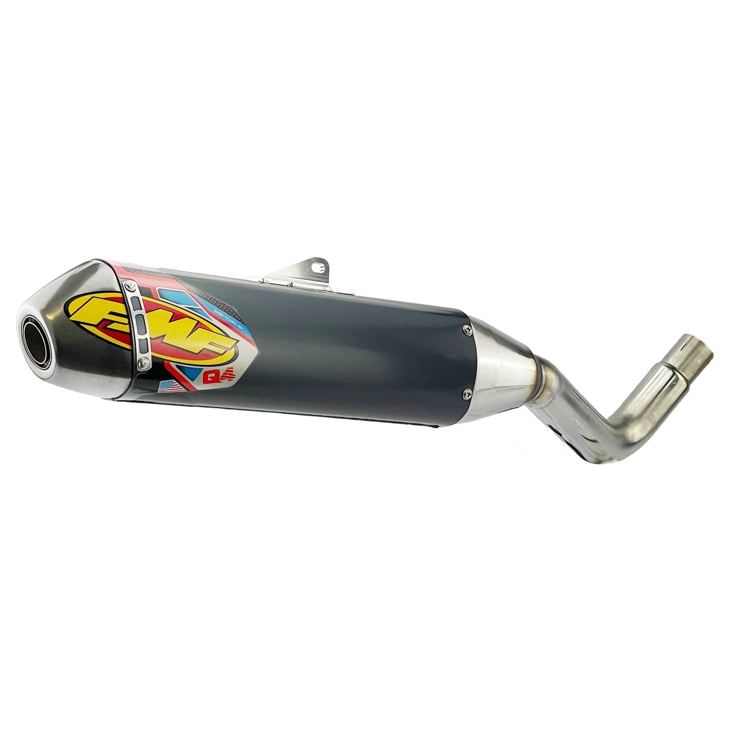 Q4 Hex Exhaust Silencer 06-23 Yamaha YFM 700 R - FMF 044435 - ACE Race Shop