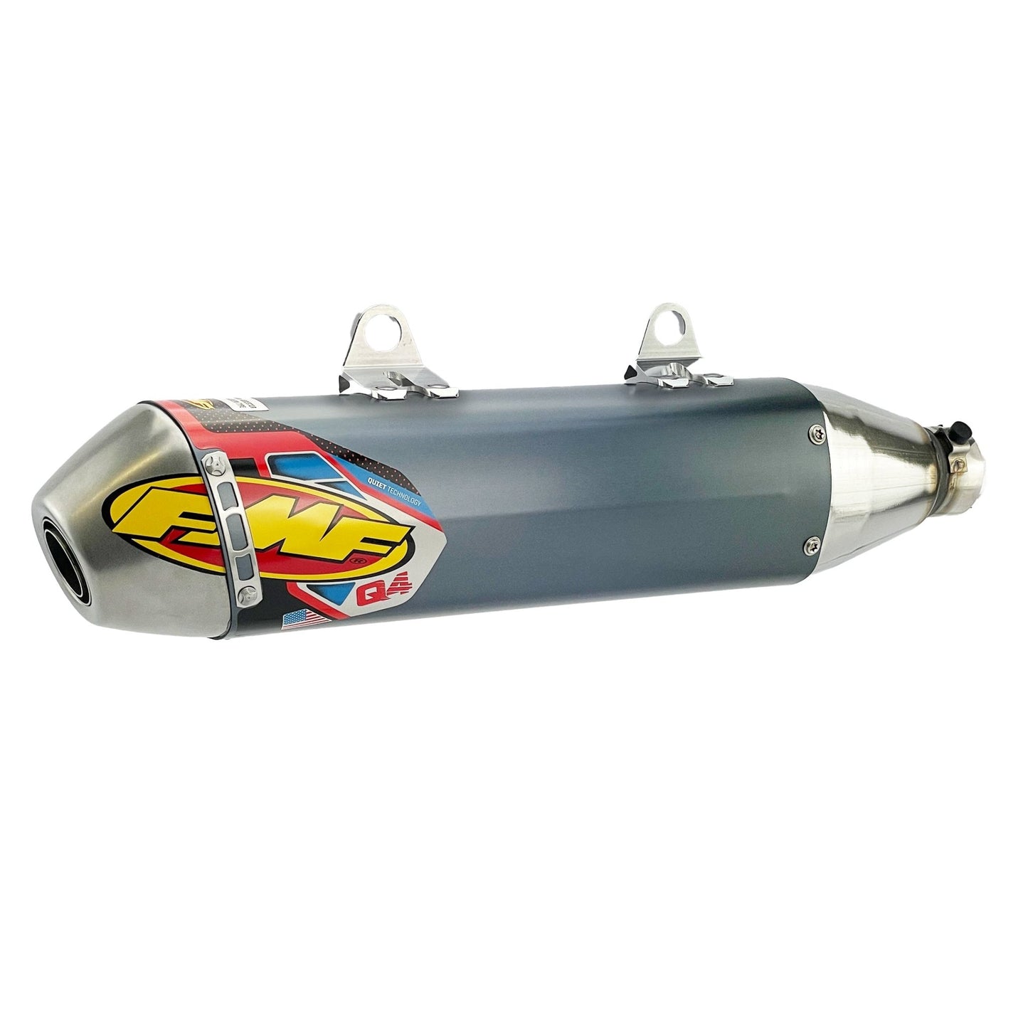 Q4 Hex Exhaust Silencer 07-16 KTM Husaberg Husqvarna 250-501 - FMF 045556 - ACE Race Shop