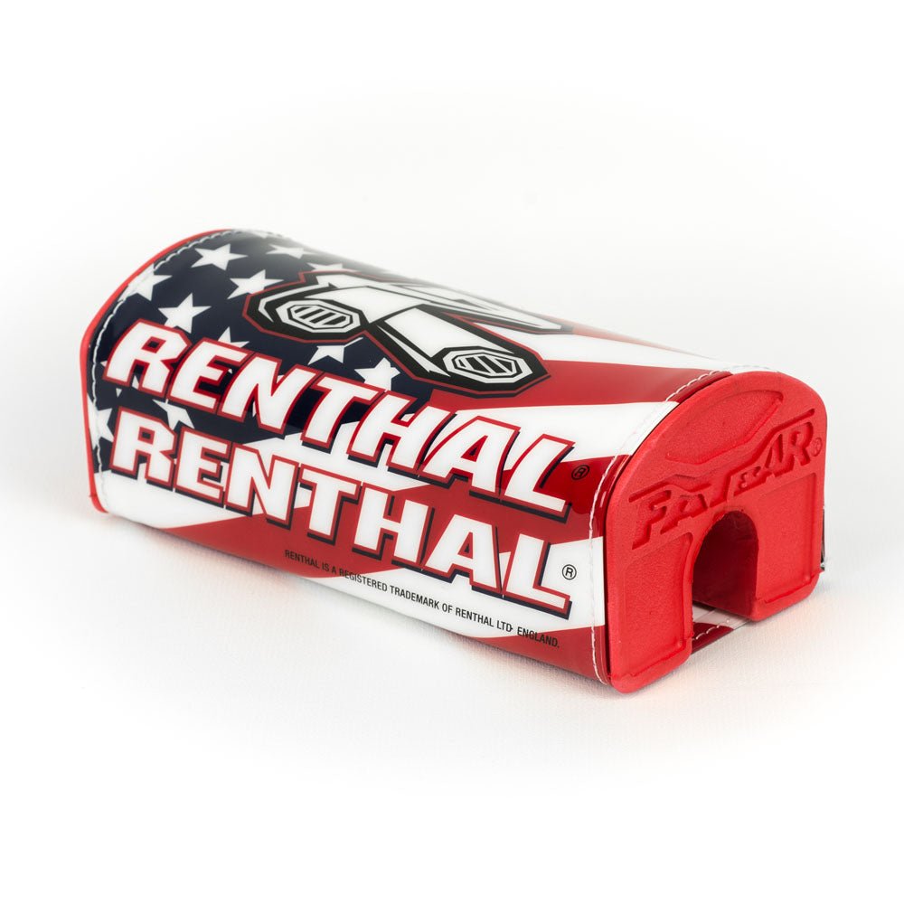 RENTHAL BAR PAD FATBAR USA US FLAG, RED FOAM - ACE Race Shop