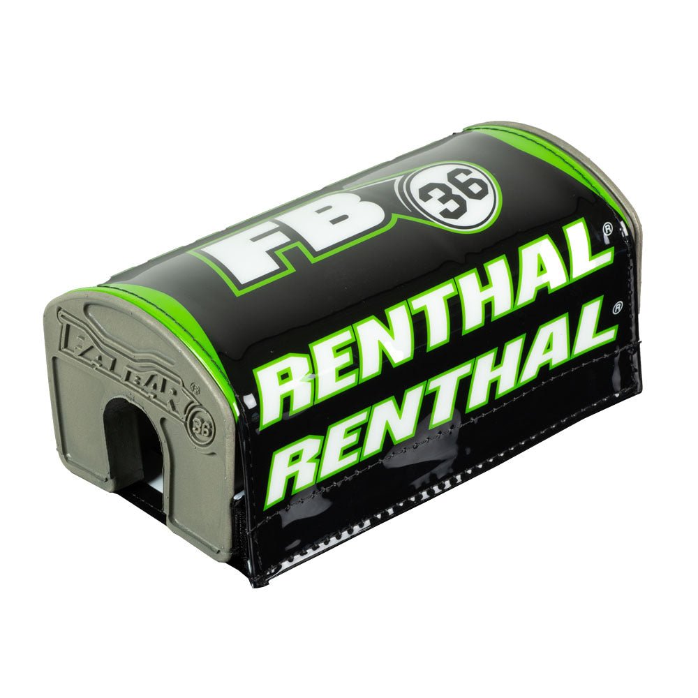 RENTHAL BAR PAD FATBAR36 BLACK/GREEN/WHITE - ACE Race Shop