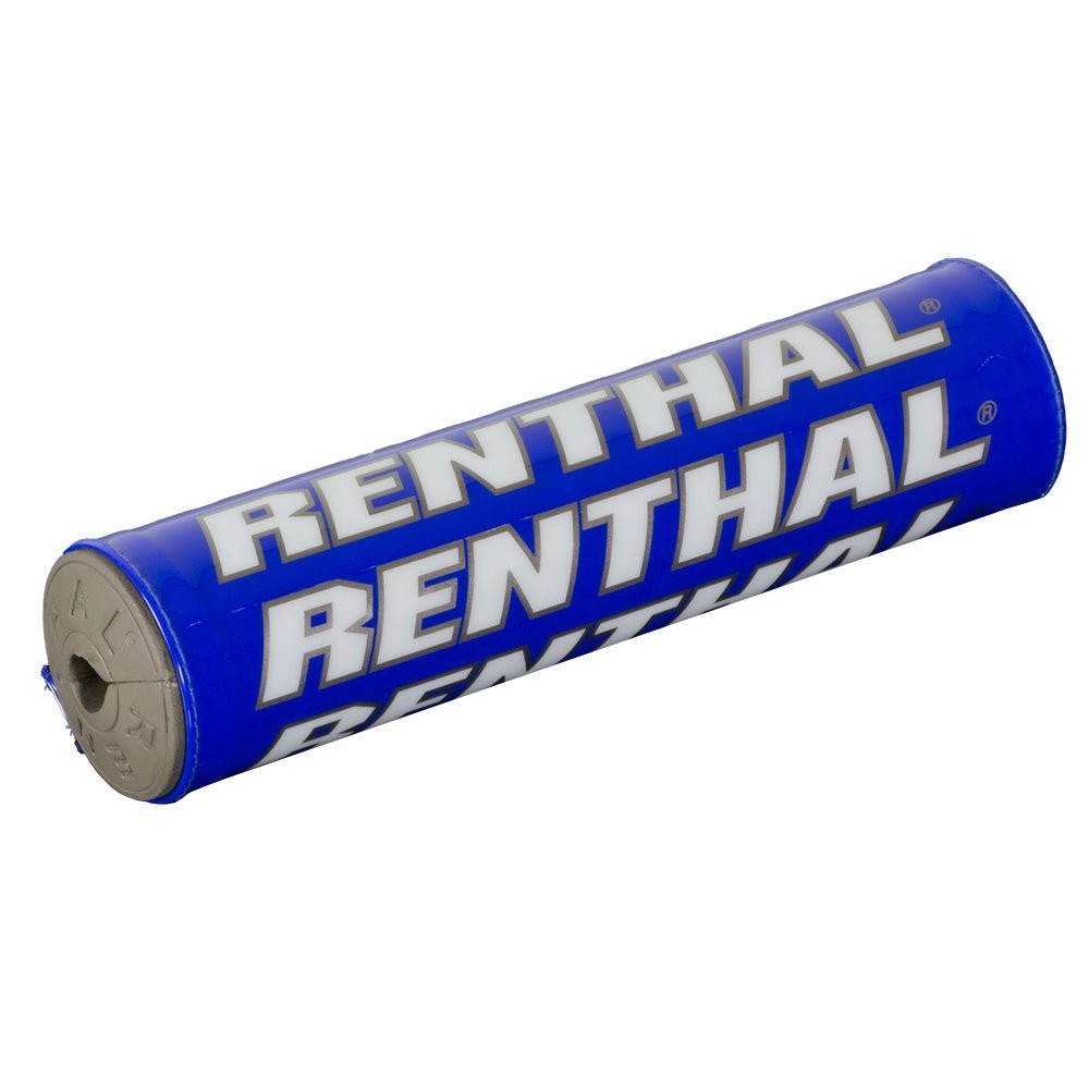 RENTHAL BAR PAD MINI SX (180MM/7.5IN) BLUE/SILVER/WHITE (GREY FOAM) - ACE Race Shop