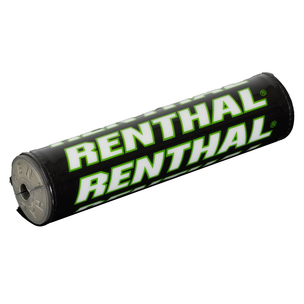 RENTHAL BAR PAD MINI SX (205MM/8.5IN) BLACK/GREEN/WHITE (GREY FOAM) - ACE Race Shop
