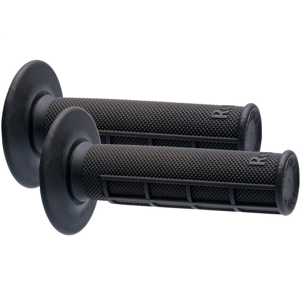 RENTHAL HANDLEBAR GRIP MX DIAMOND/HALF WAFFLE - FIRM CHARCOAL - ACE Race Shop