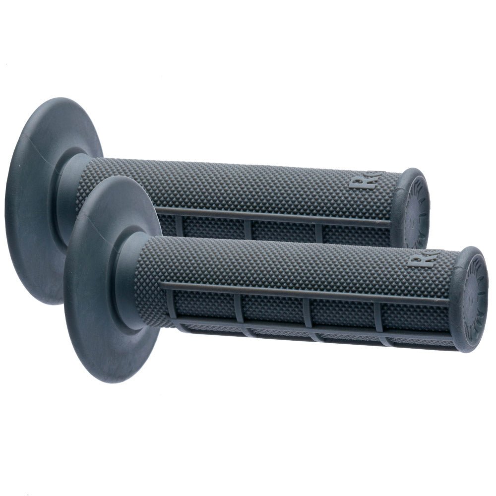RENTHAL HANDLEBAR GRIP MX DIAMOND/HALF WAFFLE - MEDIUM GREY - ACE Race Shop