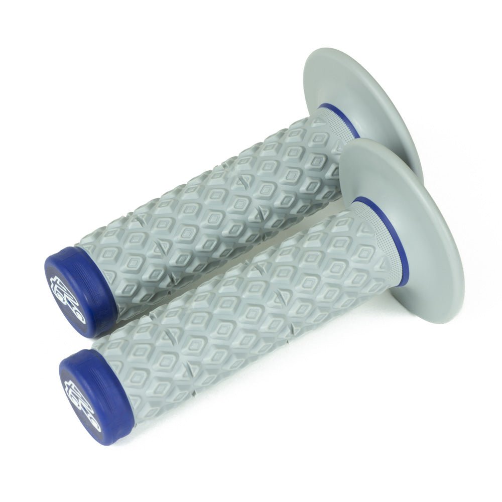 RENTHAL HANDLEBAR GRIP MX DUAL COMPOUND COMFORT SOFT/FIRM BLUE - ACE Race Shop