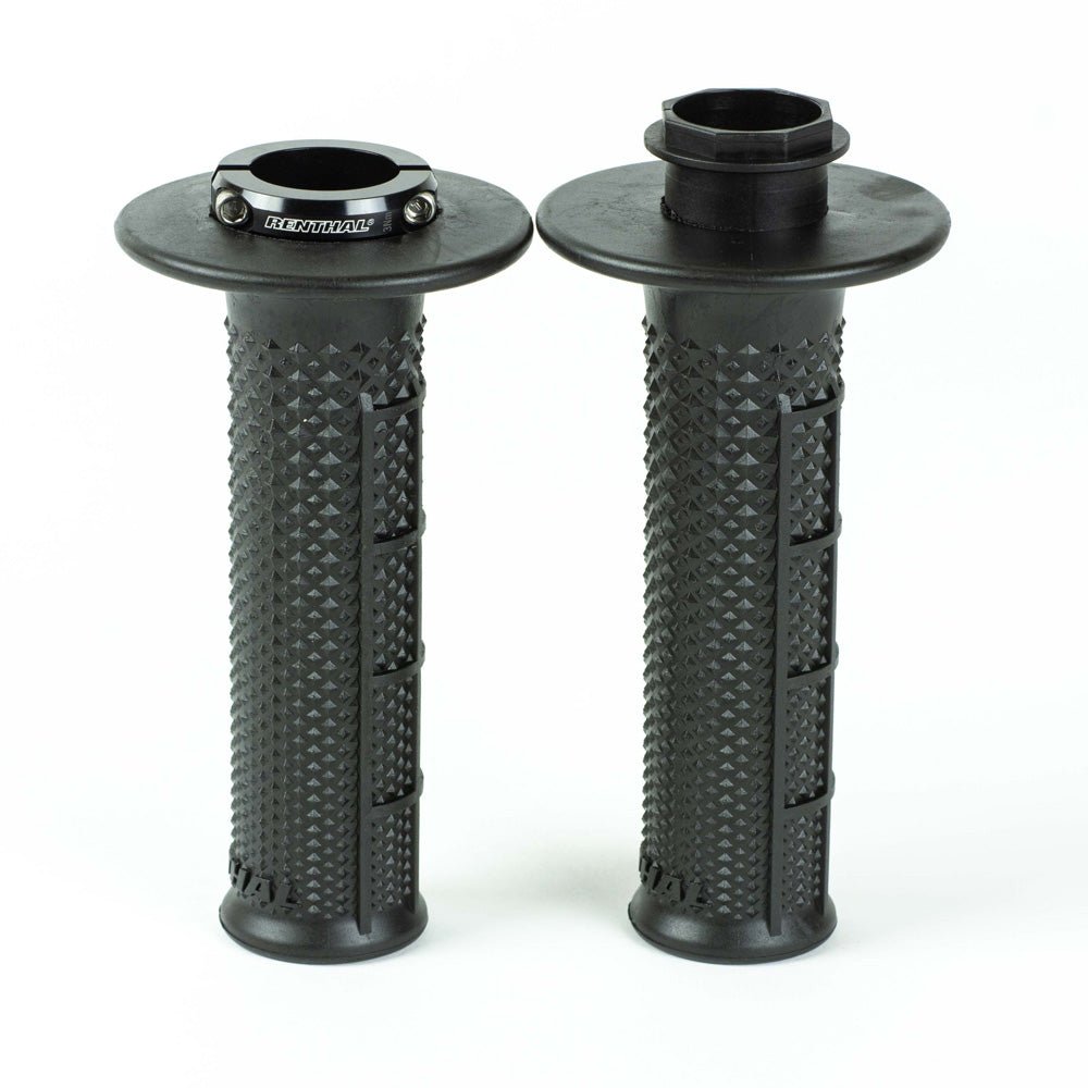 RENTHAL HANDLEBAR GRIP MX R - WORKS LOCK ON SOFT, TAPERED/HALF WAFFLE - ACE Race Shop
