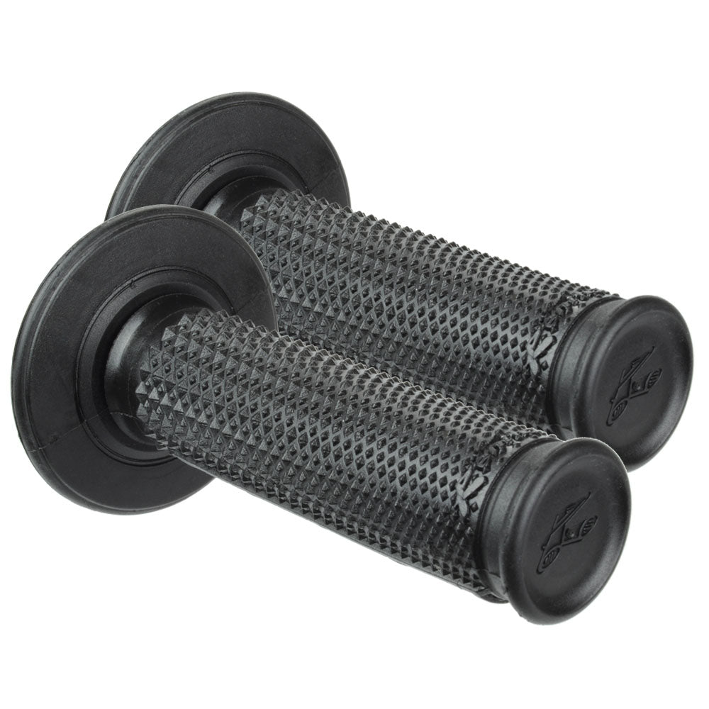 RENTHAL HANDLEBAR GRIP MX ULTRA TACKY DUAL COMPOUND TAPERED 1/2 WAFFLE BLACK - ACE Race Shop