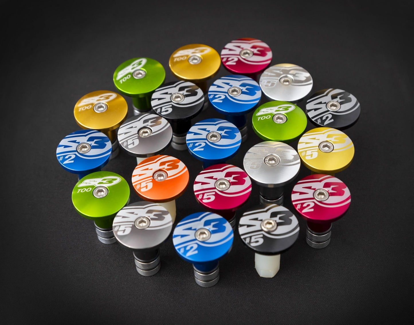 S3 HANDLEBAR ENDS (5) - ENDURO/TRIALS - ACE Race Shop