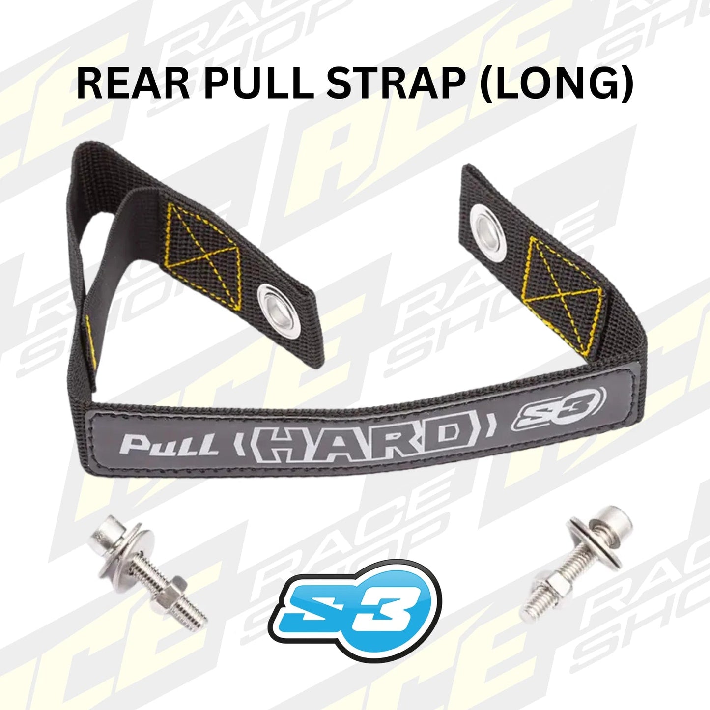 S3 PULL/GRAB STRAPS FOR HARD ENDURO (FRONT,REAR &LONG REAR) - ACE Race Shop