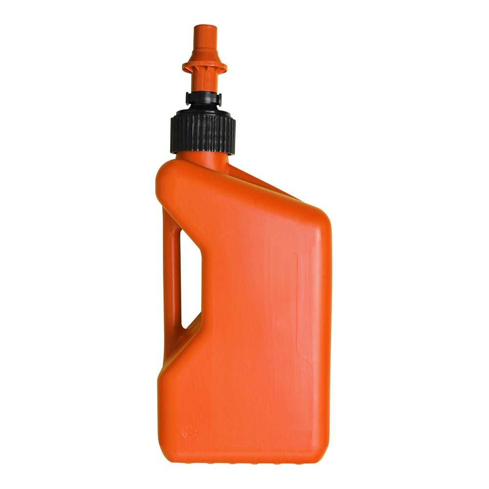 TUFF JUGS 20 LITRE TUFF JUG ORANGE/ORANGE RIPPER CAP - ACE Race Shop
