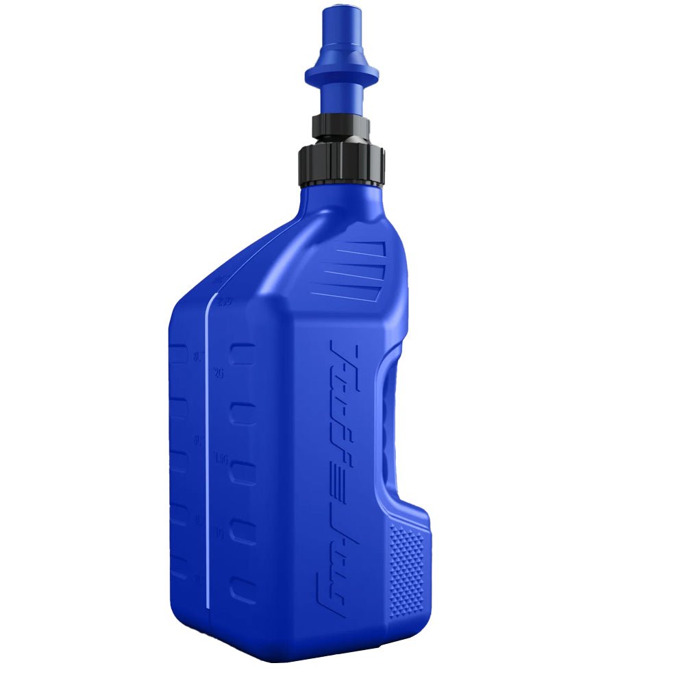 TUFF JUGS TUFF JUG 10L BLUE WITH BLUE RIPPER CAP - ACE Race Shop
