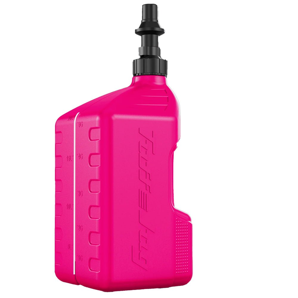 TUFF JUGS TUFF JUG 20L PINK WITH BLACK RIPPER CAP - ACE Race Shop