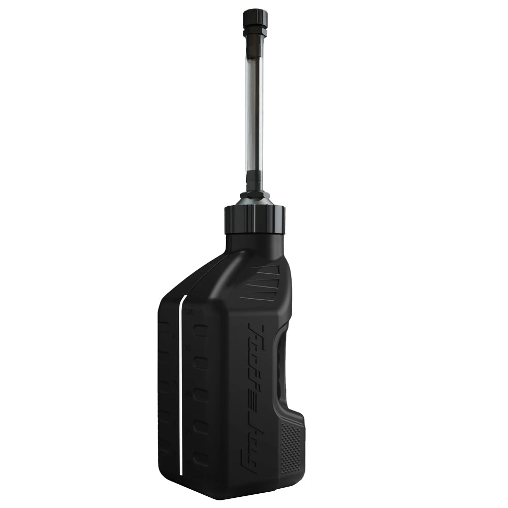 TUFF JUGS TUFF JUG 5L BLACK WITH AUTO - STOP SPOUT - ACE Race Shop