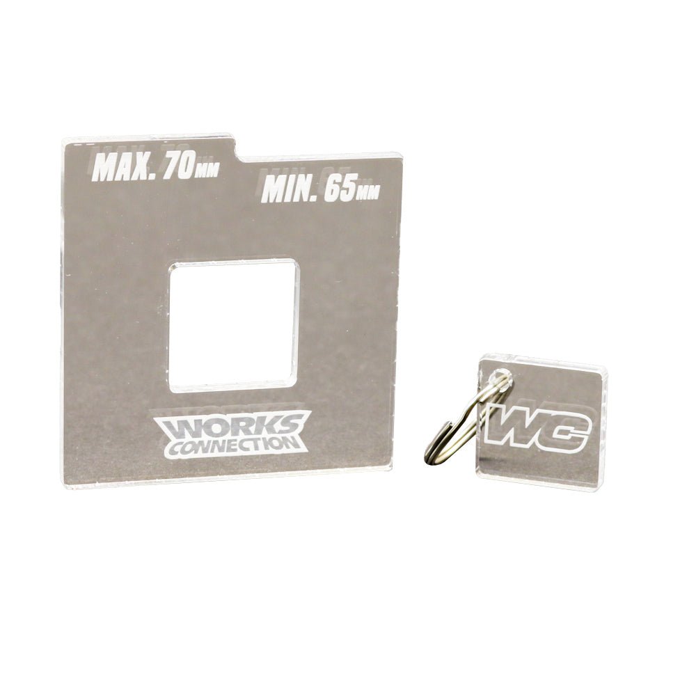 WORKS CONNECTION CHAIN TENSIONER GAUGE HONDA CRF250R 22 - 25, CRF450R 21 - 25 65MM - 70MM - ACE Race Shop